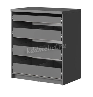 Комод Мята 0.8 (Графит/Кашемир)