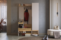 Прихожая баско К3 кашемир дуб крафт золотой Прихожая баско К3 кашемир дуб крафт золотой