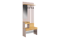 Прихожая Баско (Кашемир/Дуб крафт золотой)