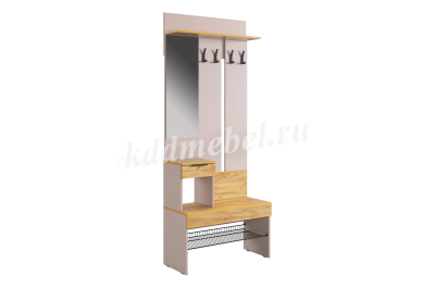 Прихожая К5 Баско (Кашемир/Дуб крафт золотой)