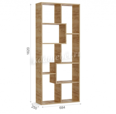 Стеллаж Матрица (Дуб крафт золотой)