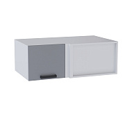 Шкаф верхний глубокий угловой УВГ кухня Танго (Белый/Дуб шале светлый)