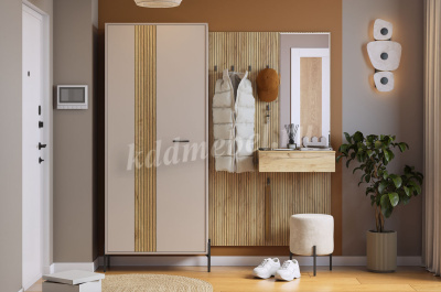 Зеркало Бодрум (Дуб крафт золотой)