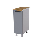 Шкаф нижний глубокий Г3Р кухня Кампео без столешницы (Белый/Мята-софт)