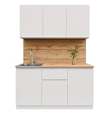 Кухня Лето 1,5 (Белый)