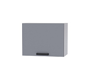 Шкаф верхний высокий В6Х кухня Марбл (Белый/Серый софт)