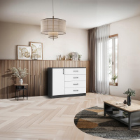 Комод 1д4ящ антрацит_белый_4