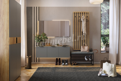 Вешалка Бери (Дуб крафт золотой)