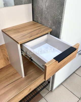 Прихожая К1 Баско (Кашемир/Дуб крафт золотой)