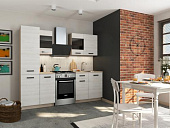 Кухня линейная Алиса Loft 1,75 (Дуб сонома/Сосна белая)