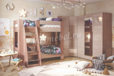 Пенал Симба (Ясень шимо темный/Кофе с молоком)