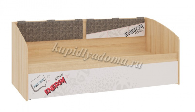 Кровать Энерджи (Дуб сонома/Белый)