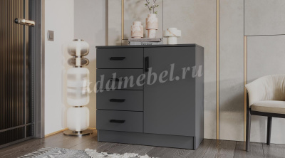 Комод К800 1Д (Графит)