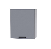 Шкаф верхний сушка с единым фасадом 6С кухня Осло (Белый/Карбон темный) 