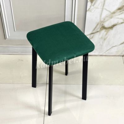 Табурет Френк (Изумруд велюр/Черный)