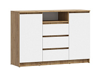 Комод Хелен КМ 01 (Крафт золотой/Белый)