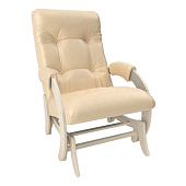 Кресло-глайдер Модель 68 (Дуб шампань/Экокожа Бежевый Polaris Beige)