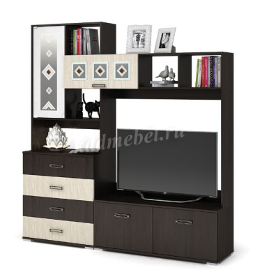 Тумба ТВ Яна (Венге/Дуб белфорт)