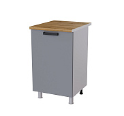 Шкаф нижний 5Р кухня Кантри без столешницы (Белый/Бетон темный)