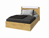 Кровать Эра 1.2 (Дуб вотан/Белый)