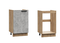 Шкаф под мойку ШНМ 500 Кухня Сахара (Холст Латте)