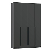 Шкаф для одежды 4-х дв. Брандо 67.09 (h 2480) (Диамант серый ЛДСП)