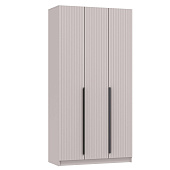 Шкаф для одежды 3-х дв. Брандо 67.12 (h 2380) (Кашемир/Кашемир МДФ) Шкаф для одежды 3-х дв. Брандо 67.12 (h 2380) (Кашемир/Кашемир МДФ)