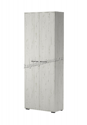 Шкаф двустворчатый Италия (Крафт белый)